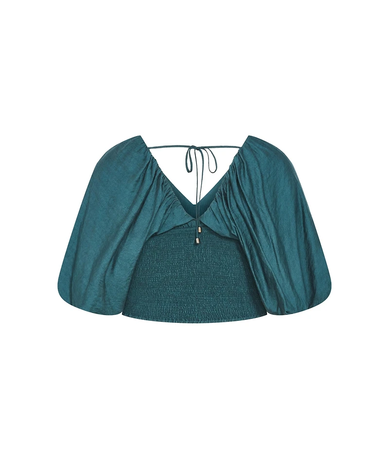 City Chic Plus Peta Top