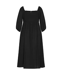 City Chic Plus Abbigail Elbow Sleeve Dress