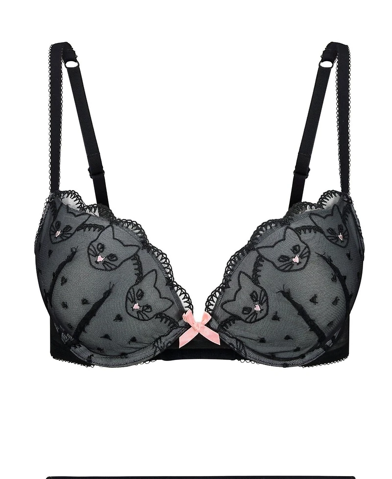 Adore Me Women's Beanie Push Up Plunge Bra