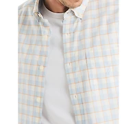 Nautica Men's Classic-Fit Stretch Plaid Button-Down Shirt