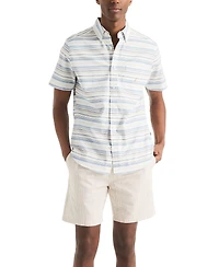 Nautica 7" Striped Textured Pull-On Short