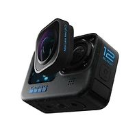 GoPro GoPro Hero12 Black Camera Bundle: Waterproof Action Cam with Go Pro Max Lens Mod 2.0 for HERO 12 Camera and 64GB Micro Sd Card for Ultimate Vide