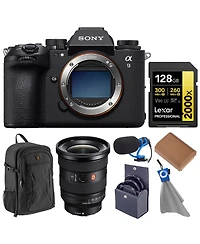 Sony Alpha a9 Iii Mirrorless Camera with Fe 16-35mm f/2.8 Gm Ii Lens, Bundle with TASC300 Microphone, 128GB Memory Card, Battery and 82mm Filter Kit