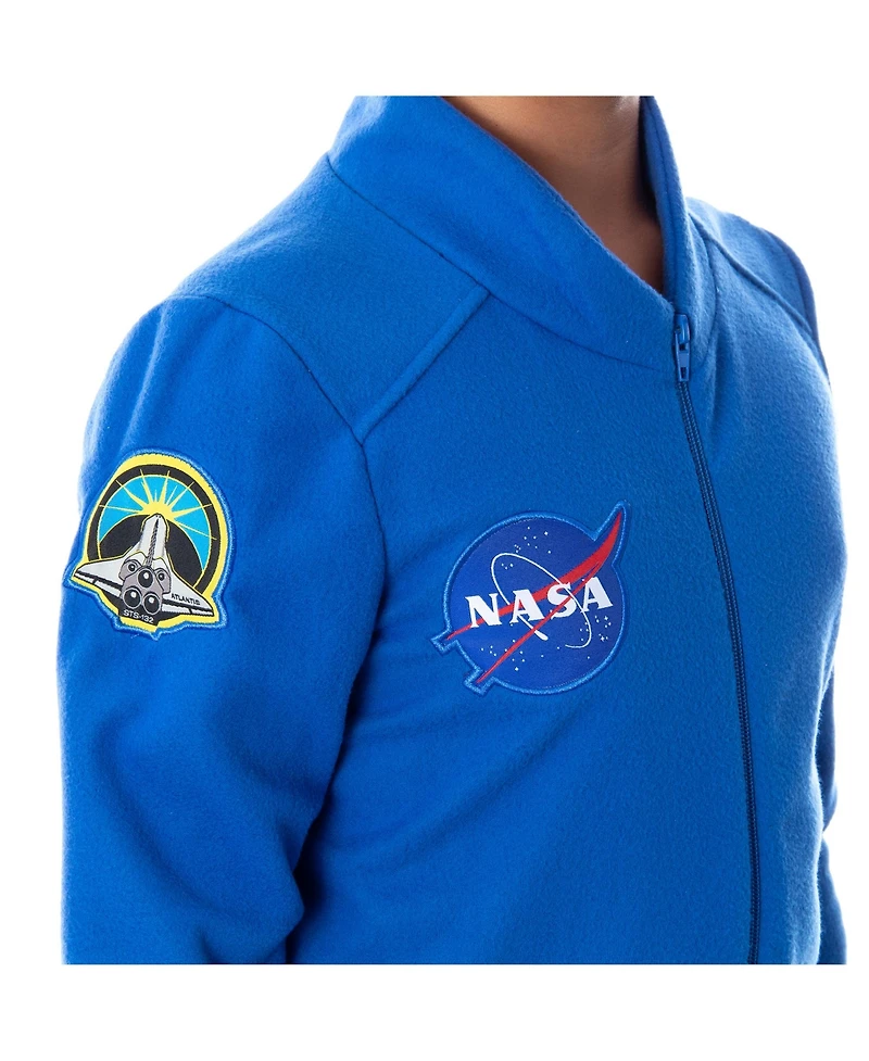 Nasa Boys Meatball One Piece Astronaut Space Suit Pajama Union