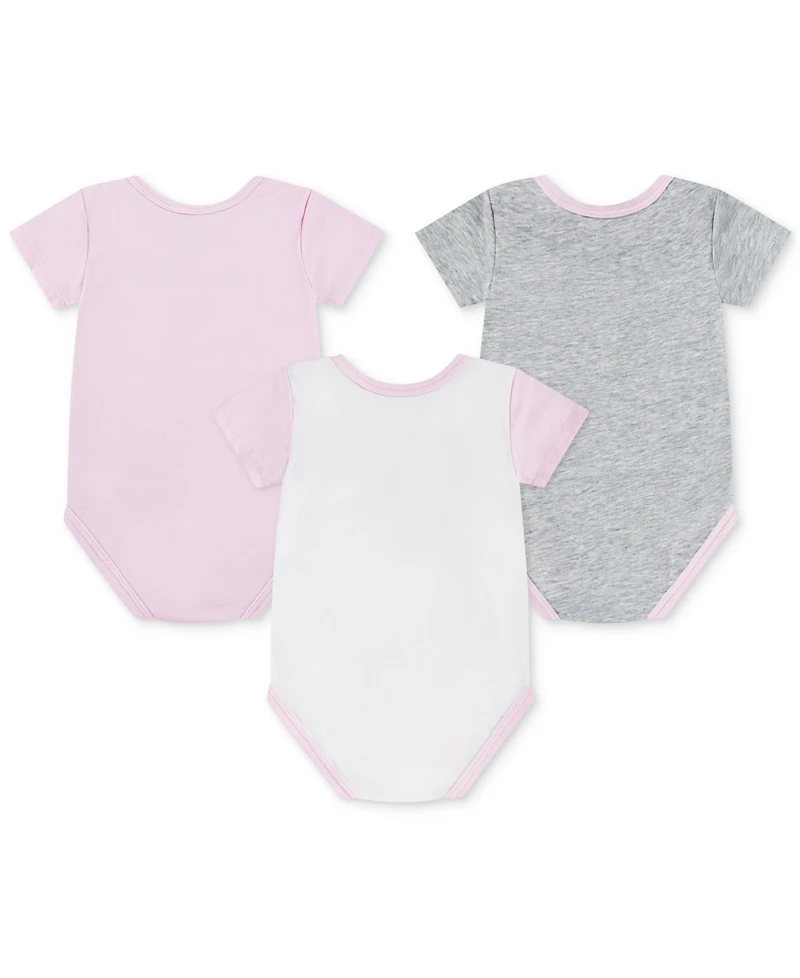 Jordan Baby Girl or Boy Mj Brooklyn Essentials Bodysuits, 3 Pack