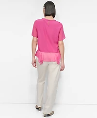 Dkny Women's Handkerchief-Hem Top