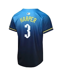 Nike Big Boys and Girls Bryce Harper Blue Philadelphia Phillies 2024 City Connect Limited Player Jersey