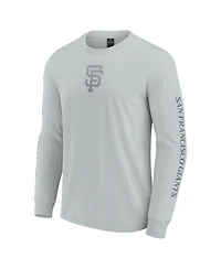 Fanatics Men's Gray San Francisco Giants Elements Strive Long Sleeve T-Shirt
