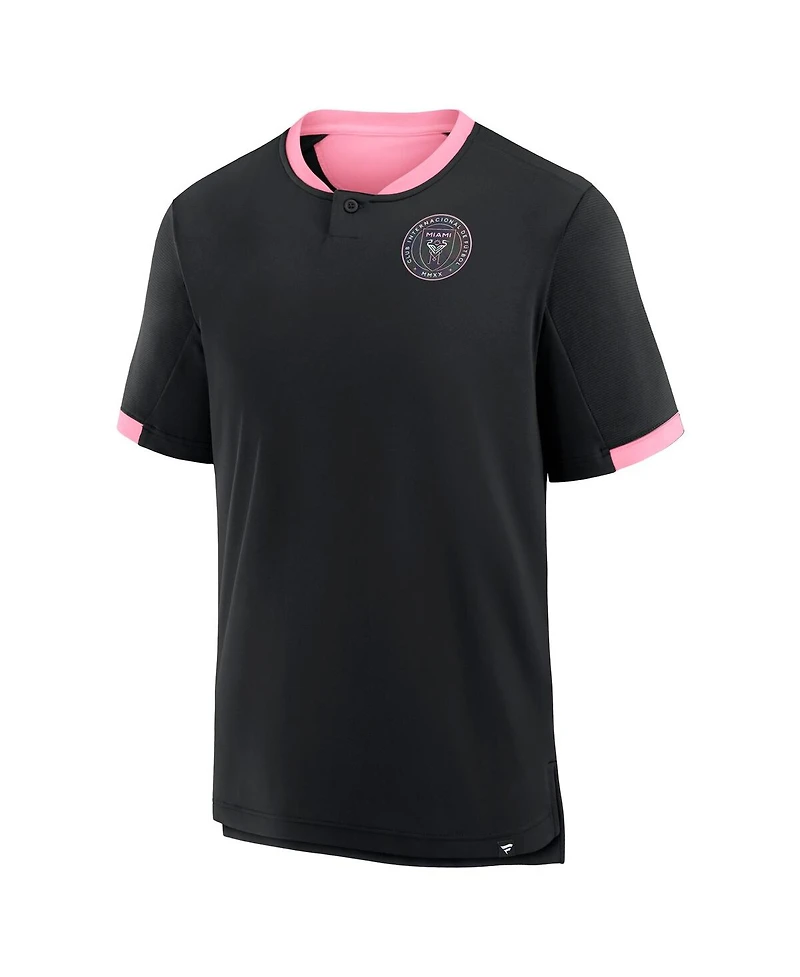 Fanatics Men's Black Inter Miami Cf Stoppage Time Striker T-Shirt