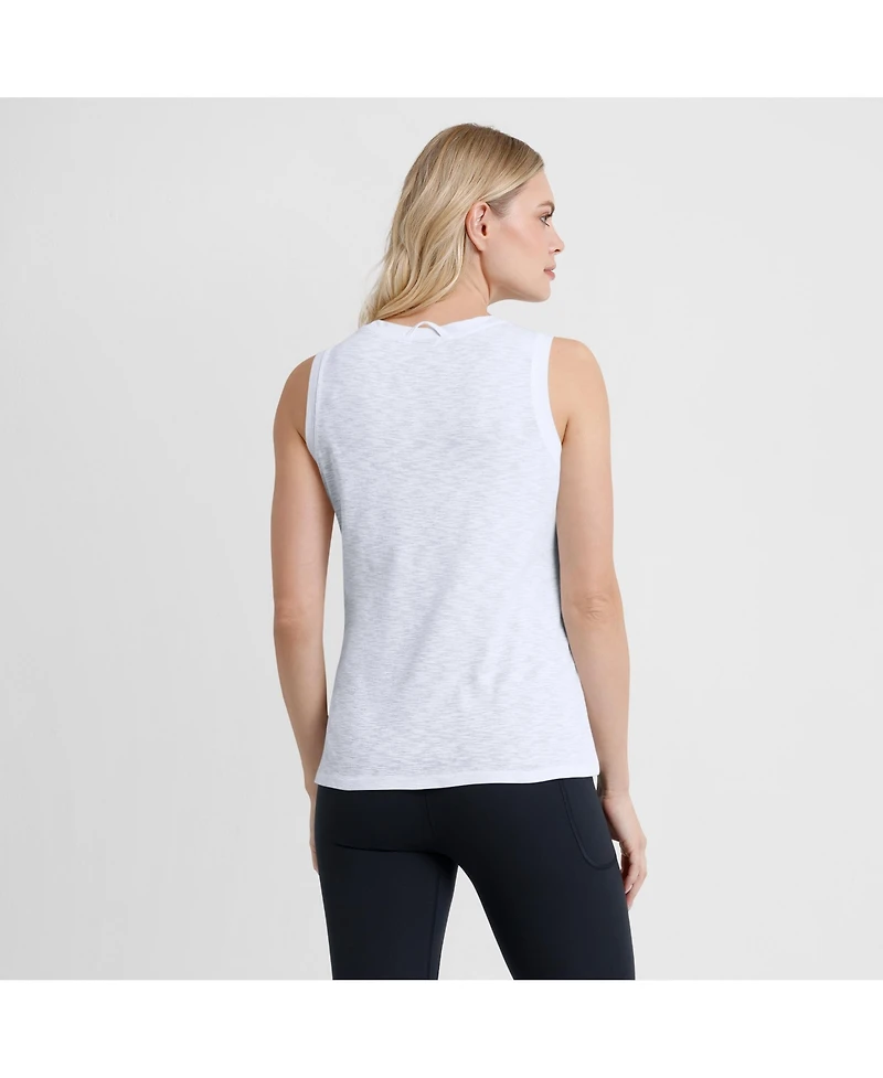 Fanatics Women's White Georgia Bulldogs Activate Slub Tank Top