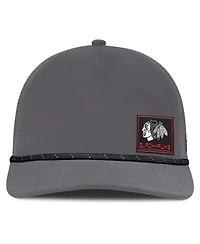 Fanatics Men's Gray Chicago Blackhawks Captain Rope Adjustable Hat