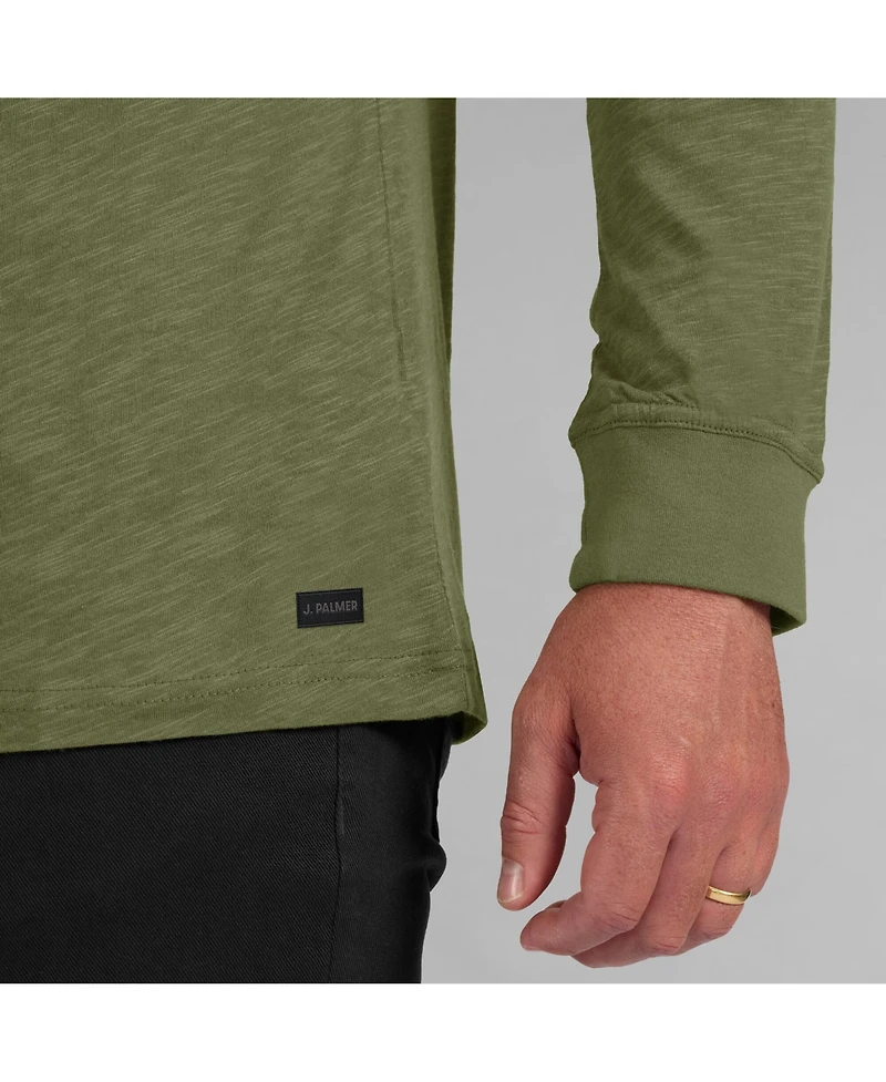 J. Palmer Men's Olive Green Bay Packers In-The-Pocket Long Sleeve T-Shirt