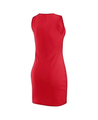 Wear By Erin Andrews x Gracie Hunt Women's Scarlet San Francisco 49ers Ribbed Tank Dress