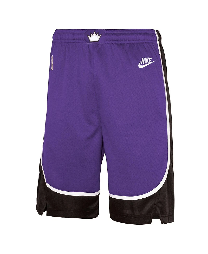 Nike Big Boys and Girls Purple Sacramento Kings 2024/25 City Edition Swingman Performance Shorts