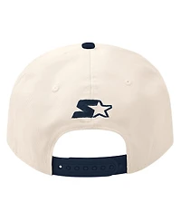 Starter Men's Cream/Navy Chicago Blackhawks Blue Wave Classic Adjustable Hat