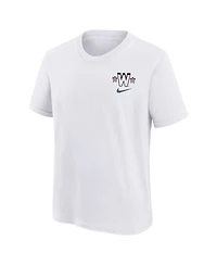 Nike Big Boys and Girls White Washington Nationals 2025 City Connect T-Shirt