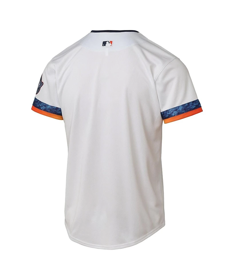Nike Big Boys and Girls White Houston Astros 2025 City Connect Limited Jersey