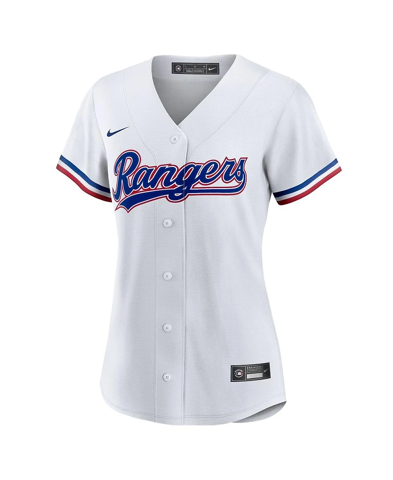 Nike Women's Wyatt Langford White Texas Rangers Home Replica Jersey