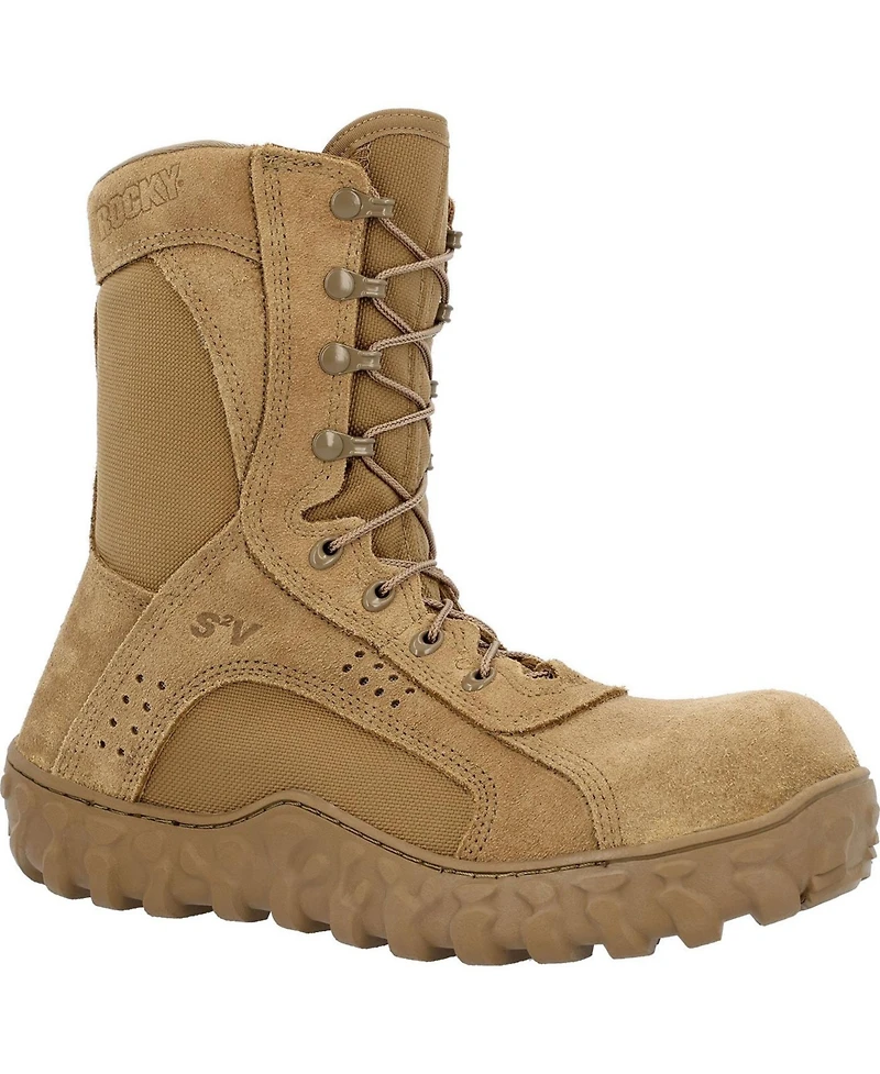 Rocky Men's S2V Side Zip Composite Toe Tactical Military Boot