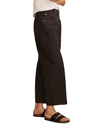 Lucky Brand Women's Linen High-Rise Barrel-Leg Pants