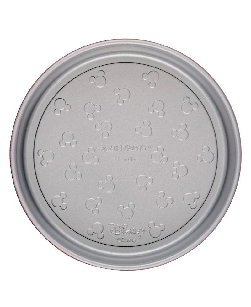 Farberware Steel Disney Bake with Mickey Mouse 8" Nonstick Round Cake Pan