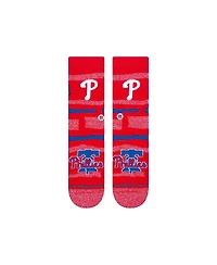 Stance Men's and Women's Philadelphia Phillies Squeeze Tri-Blend Knit Crew Socks