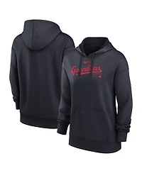 Nike Women's Navy Cleveland Guardians Authentic Collection Performance Pullover Hoodie