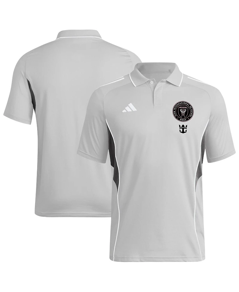 Adidas Men's Silver Inter Miami Cf 2025 Training Polo Shirt