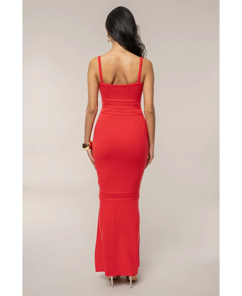 Jluxlabel Women's Lumen Knit Maxi Dress
