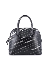 Pre-Owned Balenciaga Logo Ville Bag Leather