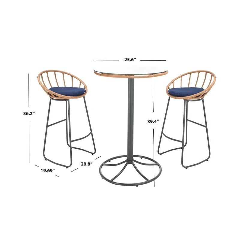 Lersa 3PC Lounger Set