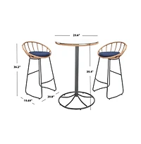 Lersa 3PC Lounger Set