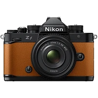 Nikon Z f Mirrorless Camera, Orange with Nikkor Z 24-70mm f/4 S Lens