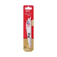 Milwaukee 48-00-5021 6" 5 Tpi The Ax Sawzall Reciprocating Saw Blade - 5 Pack