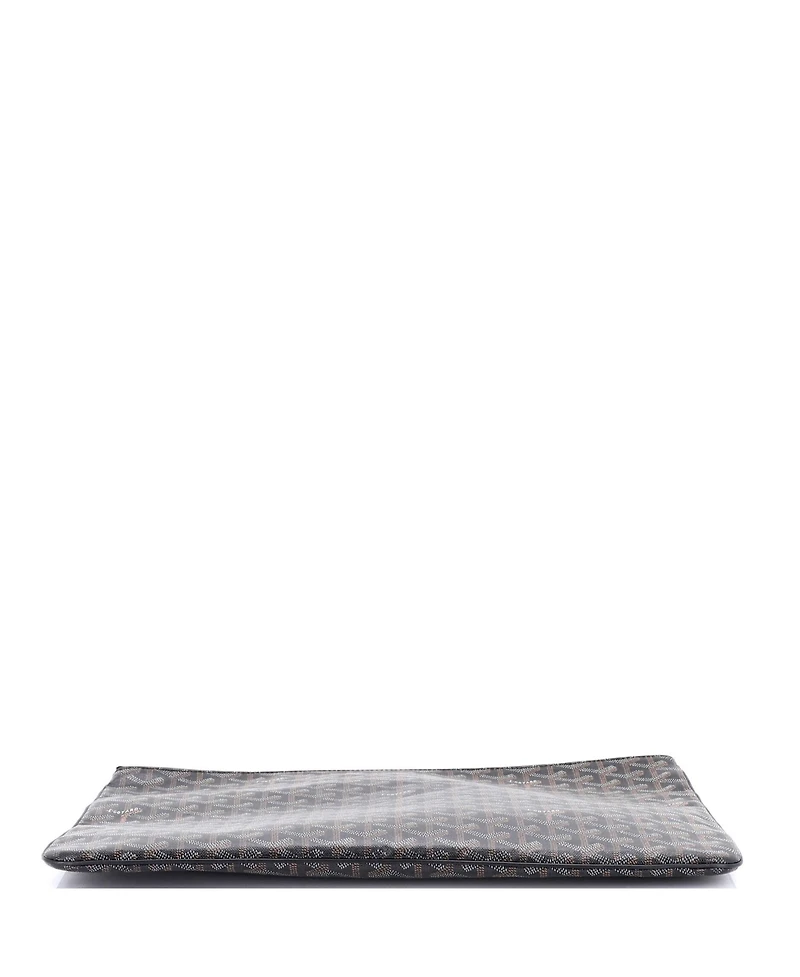 Pre-Owned Goyard Gm Senat Zip Pouch Coated Canvas