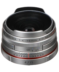 Pentax Smcp-da 15mm f/4 Ed Al Hd Lens for Dslr Cameras, Silver