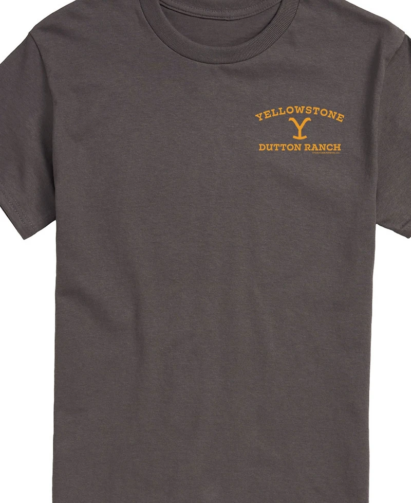 Airwaves Men's Yellowstone Logo Short Sleeve T-Shirt