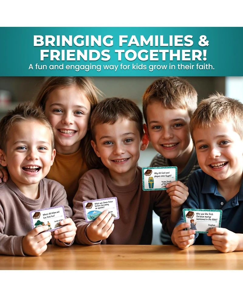 Quokka Fun Bible Games for Kids and Families to Learn About Scripture - Christian Games for Sunday School, Homeschool, and Family Bible Study