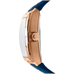 Dkny Men's Urban Automatic Dark Blue Silicone Strap Watch, 51mm