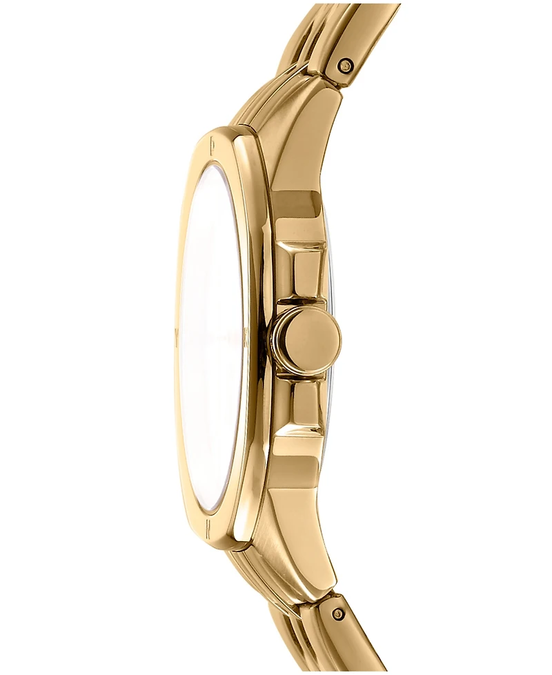 Dkny Women's Brooklyn Midi Gold-Tone Stainless Steel Bracelet Watch, 34mm