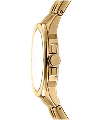 Dkny Women's Brooklyn Midi Gold-Tone Stainless Steel Bracelet Watch, 34mm