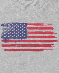 Generic Additude Men's Brush Stroke Flag Short Sleeve T-Shirt