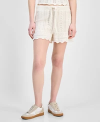 And Now This Women's Crochet Shorts