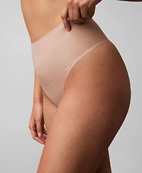 Calvin Klein Women's Second Skin Light Smoothing Thong Underwear QF8155