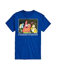 Airwaves Men's SpongeBob SquarePants Is Mayonnaise an Instrument Short Sleeve T-Shirt