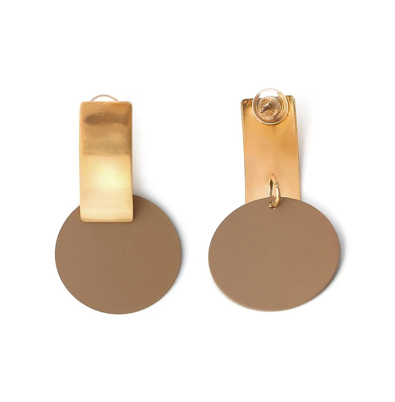 Sohi Women's Gold Plated Designer Drop Earrings