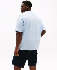 Tommy Hilfiger Men's Big & Tall Short Sleeve Crewneck Nyc Script Logo T-Shirt