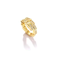 Sohi Women's Snakehead Band Ring