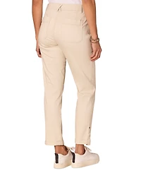 Democracy Petite "Ab"solution High-Rise Utility Jeans