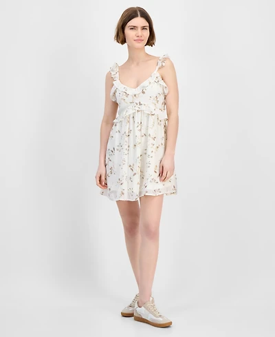 And Now This Women's Ruffled Babydoll Mini Dress, Exclusively at Macy's
